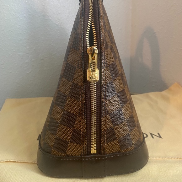 Louis Vuitton Brown Checkered Satchel - Picture 6 of 14
